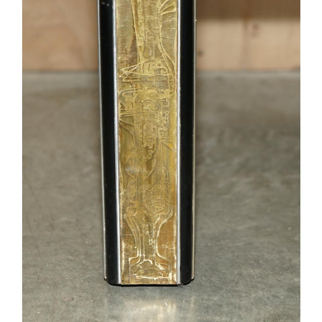 Mid-Century Modern Acid Etched Coffee Table by Bernhard Rohne For Sale - Image 4 of 18