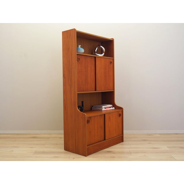 Vintage Danish Teak Bookcase, 1960s For Sale - Image 6 of 18