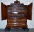 Antique Dutch Louis XV Style Burr Walnut Bombay Linen Press Cabinet, 1750 For Sale - Image 14 of 18