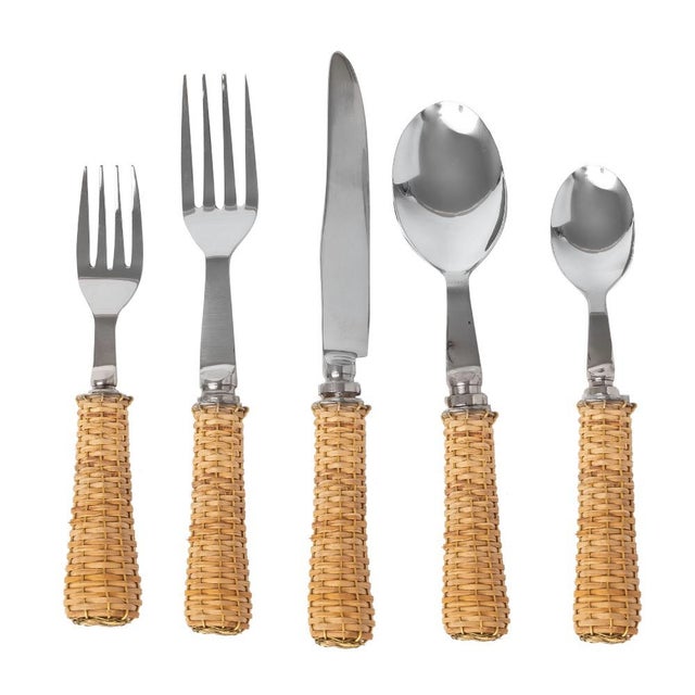 This item is now offered on Chairish as a 20-piece Set/Service for Four - here is a direct link to the updated product...