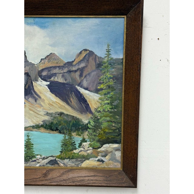 Late 20th Century E. Loper Framed Acrylic on Board of Landscape For Sale - Image 4 of 13