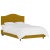 Textile Kenmore Bed in Citronella Luxe Velvet, Queen For Sale - Image 7 of 7