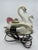 Hollywood Regency Vintage Maddox of California Swan Tv Lamp For Sale - Image 3 of 5