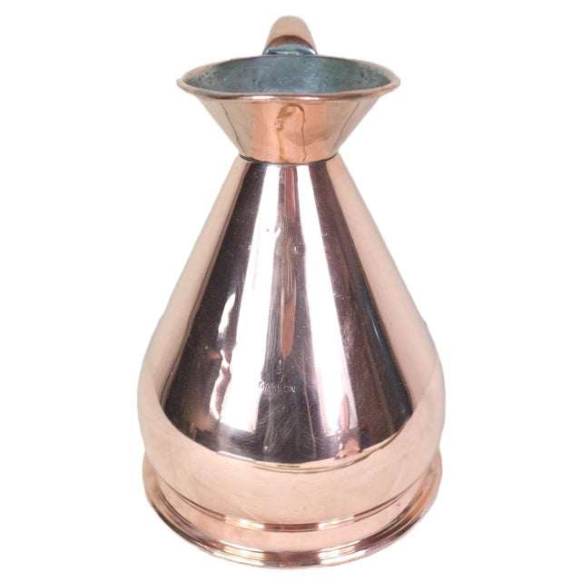 English Mid 19th Century English Copper 1/2 Gallon Measure For Sale - Image 3 of 7