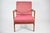 Scandinavian Armchair in Pink Fabric, 1960s For Sale - Image 9 of 10