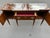 1990s Vintage Federal Style Mahogany Sideboard / Server With Brass Gallery For Sale - Image 5 of 12