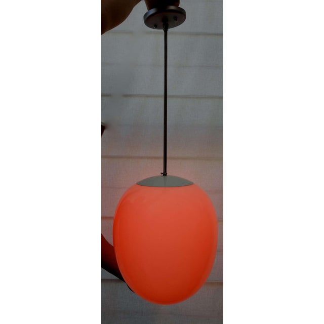 Modern Egg Pendant Light For Sale - Image 4 of 5