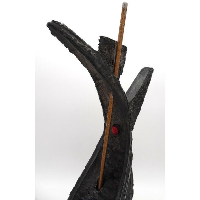 Mid Century Belgian Abstract Ceramic Sculpture, 1960s For Sale - Image 8 of 17