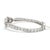 Vintage 3.7ctw Diamond Link Bracelet, 14k White Gold, Length 6.75 Inches For Sale - Image 4 of 6