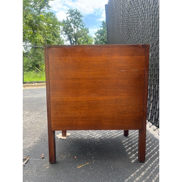 1960s John Stuart Mount Airy Janus Style Walnut Nightstands For Sale In Washington DC - Image 6 of 6