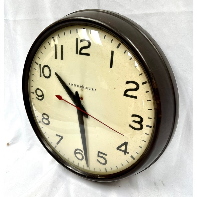 MidCentury General Electric School Wall Clock Chairish