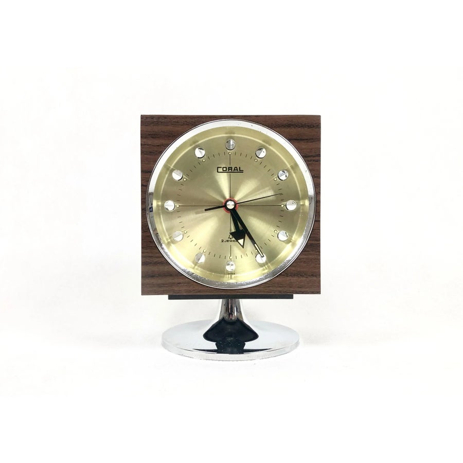 Space Age Tulip Tokyo Tokei Clock from Coral, 1960s | Chairish