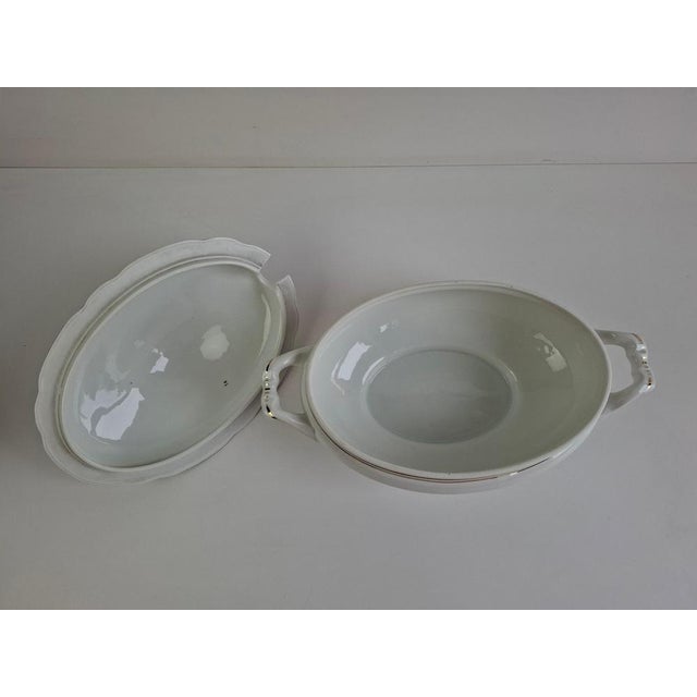 Art Deco Porcelain Soup Tureen by Duchcov Eduard Eichler, Czechoslovak, 1930s For Sale - Image 14 of 18