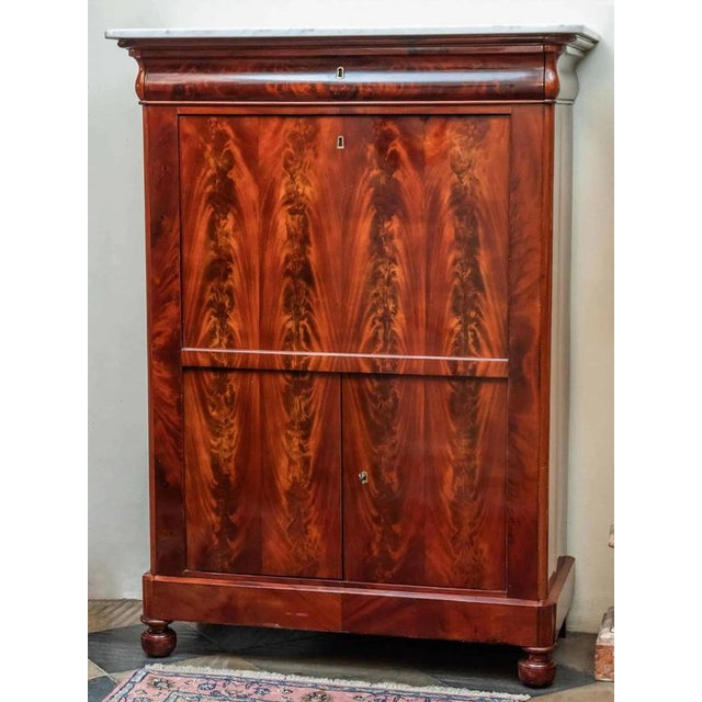 Biedermeier Secretary with Secret Drawers For Sale - Image 4 of 12