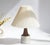 Vintage Modern Danish Ceramic Lamp with Pleaded Shade, 1960s For Sale - Image 10 of 10