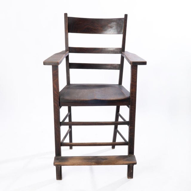 Early 20th Century Pair of Billiard Chairs For Sale - Image 11 of 14
