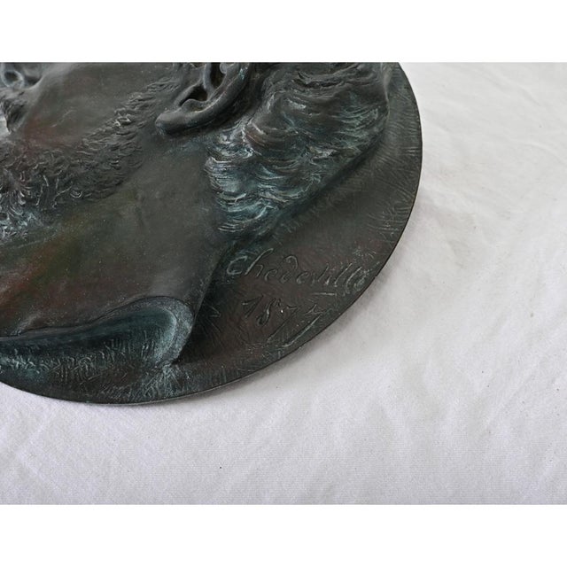 French 19th Century Bronze Plaque by Chédeville For Sale - Image 4 of 10