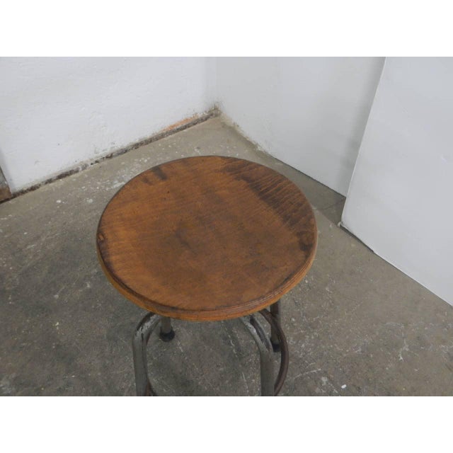 Vintage Four-Foot Stool, 1960 For Sale - Image 3 of 9