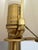 1980s Lenox for Quoizel Ivory Porcelain & Satin Brass Neoclassical Table Lamp, 38.5"h ✨ For Sale - Image 6 of 10