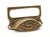 Antique Victorian style brass bin drawer pull engraved C.S.C on the front. The original mounting screws are not available....