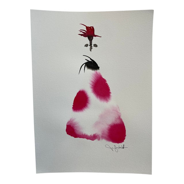 Ink Wash Dress by Jo Baskerville For Sale