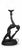 1970s Art Deco Style Nude Table Lamp For Sale - Image 9 of 9