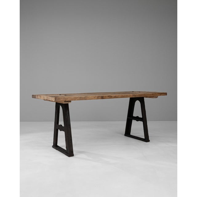 Early 20th Century French Industrial Table For Sale - Image 18 of 18