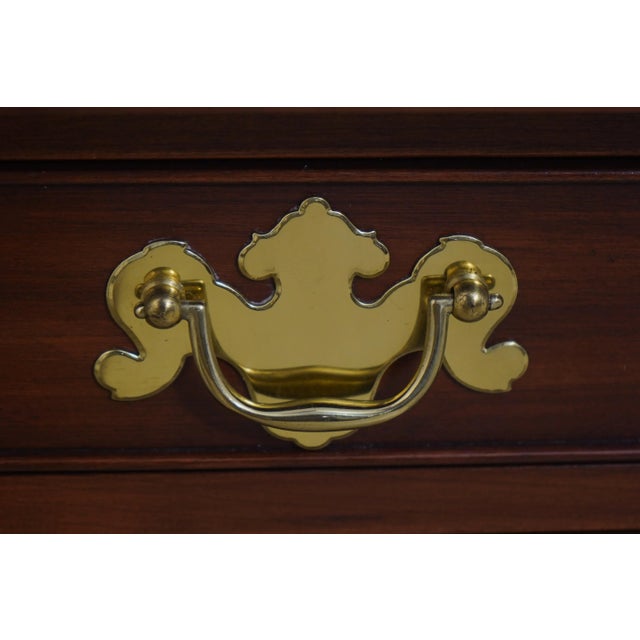 Brown Henkel Harris Cherry Drop Side Pembroke Table For Sale - Image 8 of 18