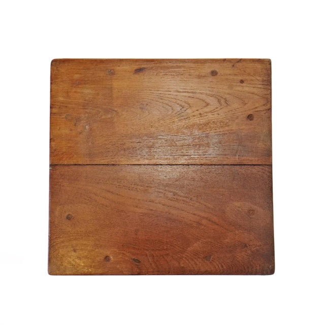 Simple Teak Stool For Sale - Image 4 of 8