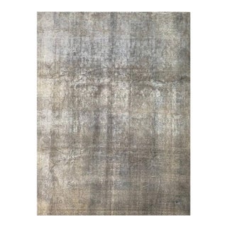 1960s Old Persian Tabriz Area Rug 10 X 13 For Sale