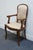 HIGH END VINTAGE Country French Provincial Solid Cherry Dining Arm Chair Cannot identify manufacturer, but comparable in...