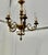 Gilded Brass 5 Branch Rococo Style Chandelier The chandelier has 5 branches, and is decorated in the Rocco fashion, very...