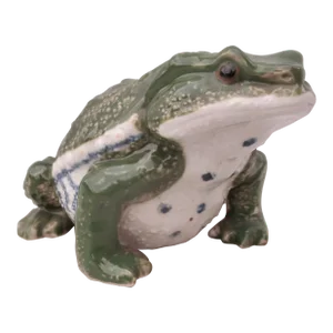 Vintage Japanese Porcelain Toad Circa 1950s