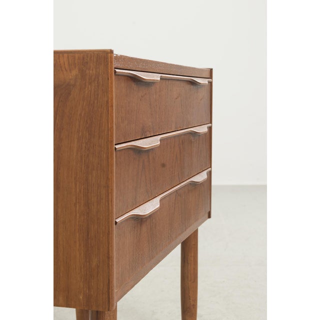 Wood Danish Chest of Drawers For Sale - Image 7 of 10