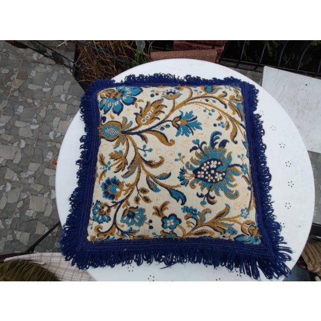 Vintage Art Deco Cushion Cover, 1930s For Sale - Image 4 of 5