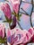 Contemporary Modern Abstract Floral Acrylic Painting on Canvas, Signed, Framed, Dated For Sale - Image 3 of 5