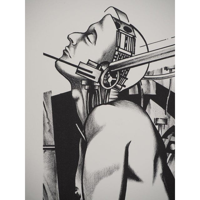 Francisco Melo, Couple de Cyborgs (Nude), Lithograph For Sale - Image 5 of 9