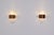 Nx40 wall lights by louis kalff for philips, produced from 1959 onwards. Each piece features a white lacquered aluminum...