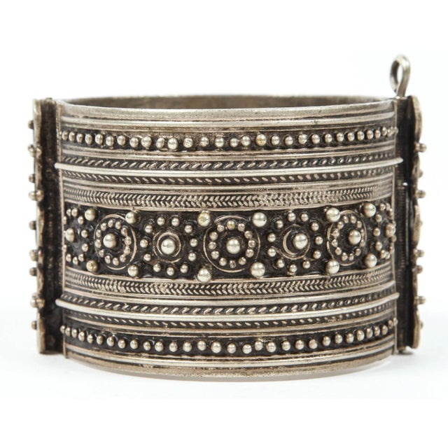 Moroccan Berber Tribal Cuff For Sale - Image 4 of 10