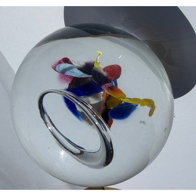 Crystal Glass Paperweight For Sale - Image 4 of 6