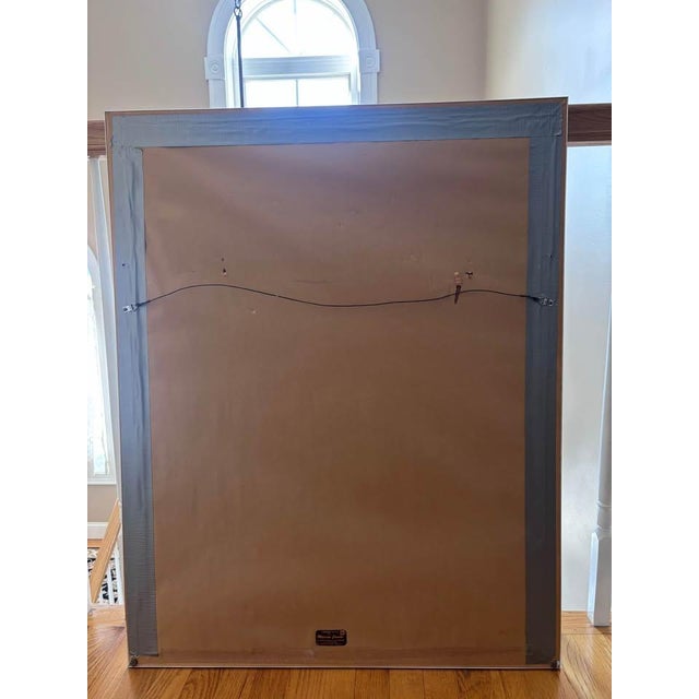 Late 20th Century Georgi Daskaloff Signed Limited Edition Lithograph - 3/100 - Large Framed Abstract Figurative - 29.5" X 37" For Sale - Image 4 of 4