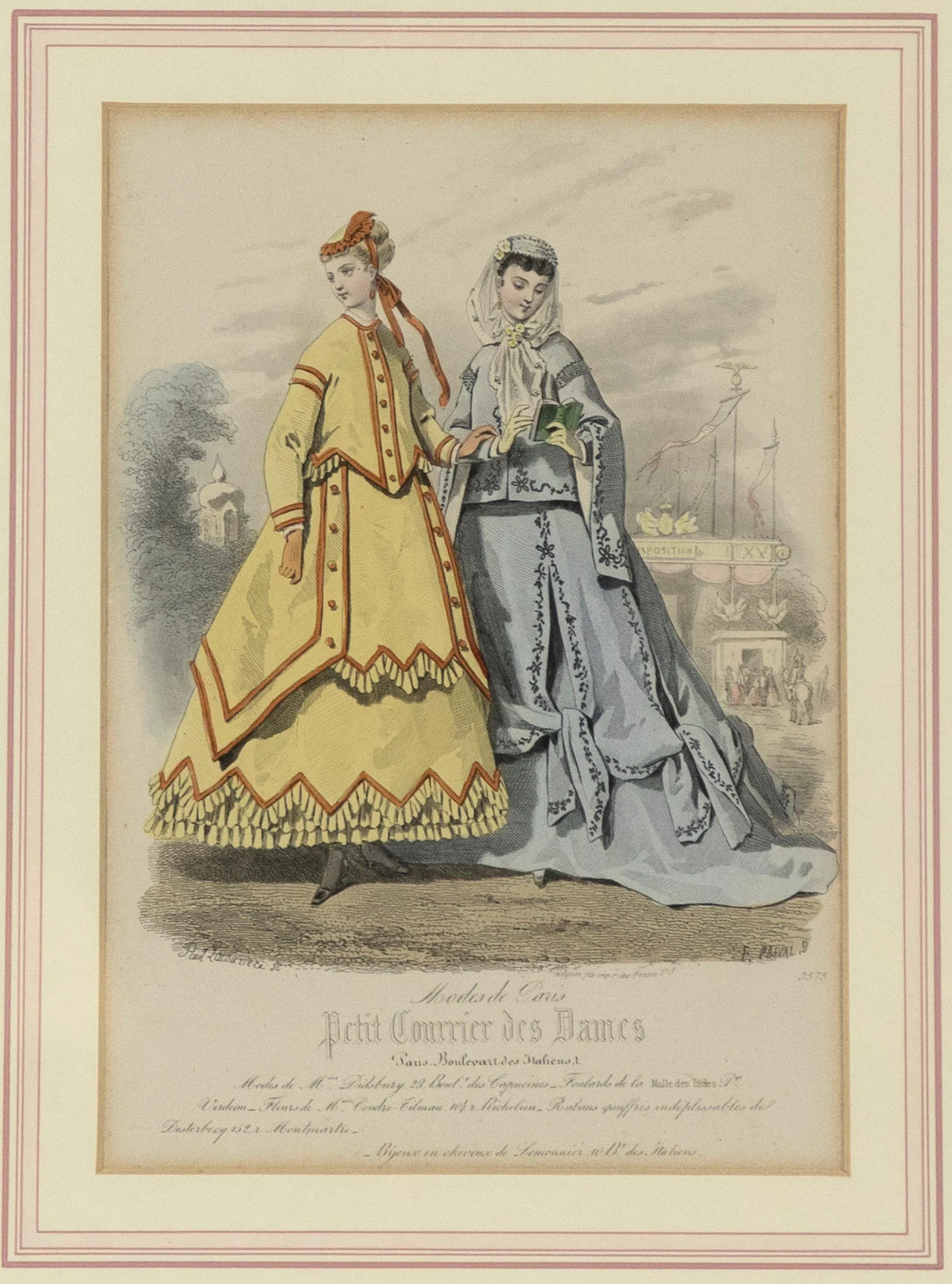 Paul Lacourière, Journal Des Demoiselles, Original Lithograph