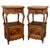 French Bedside Tables with Cabriole Legs, 1950s, Set of 2 For Sale - Image 15 of 18