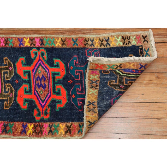 Pop Art Colorful Mini Vintage Turkish Rug, 1'4 ''X 2'9'' For Sale - Image 3 of 6