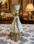 French Antique French White Opaline Vase With Bronze Mounts, Baccarat Label For Sale - Image 3 of 6