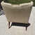 Gorgeous Harvey Probber Attributed Mid-Century Modern Lounge / Slipper Chair with a Brass Pull Handle, sculptural lines,...