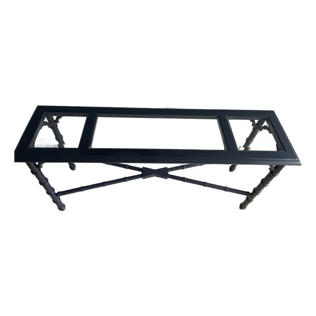 Lane Alta Vista 1970’s Console Table High Gloss Finish For Sale