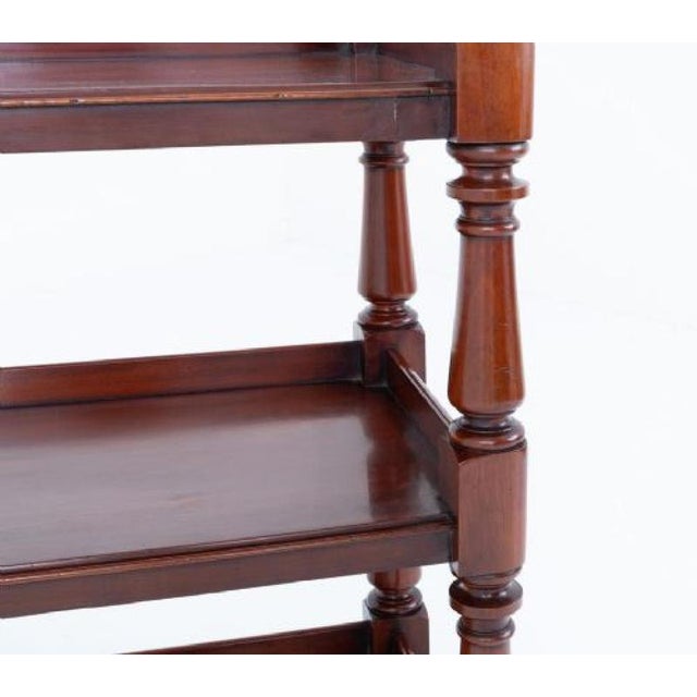 Victorian Book Shelf in Mahogany, 1860s For Sale - Image 3 of 7