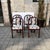 Art Deco Chairs in Upholstered in Euphoria Cubista from Misia Paris, France, 1970s, Set of 4 For Sale - Image 6 of 18