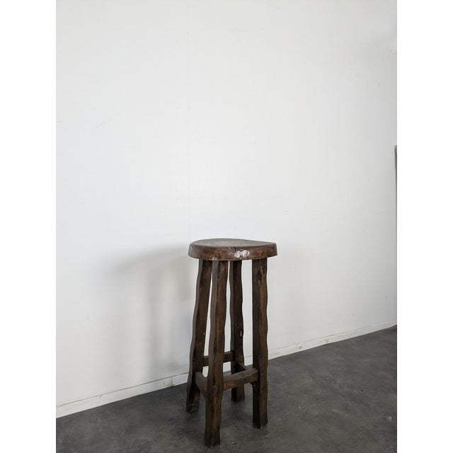 Brutalist Stool by Olavi Hanninen, in Very Good conditions.